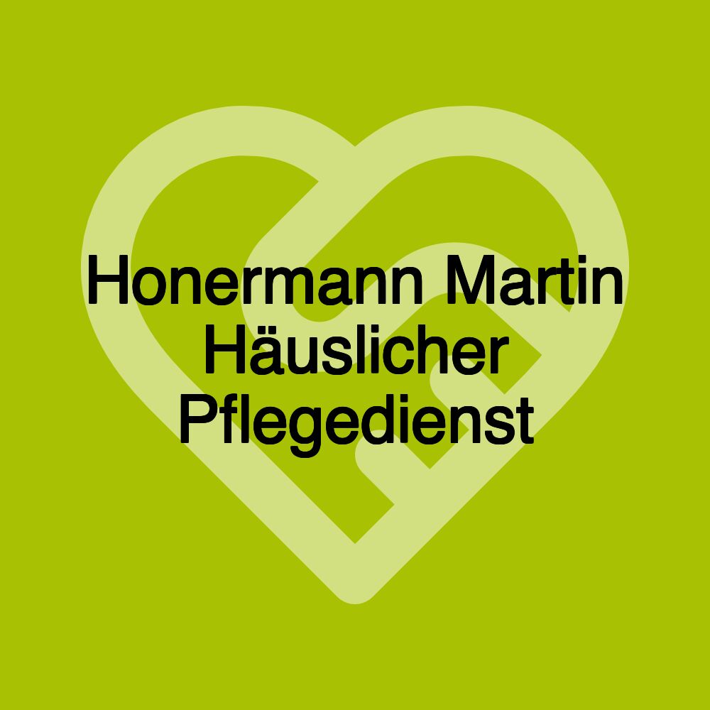 Honermann Martin Häuslicher Pflegedienst