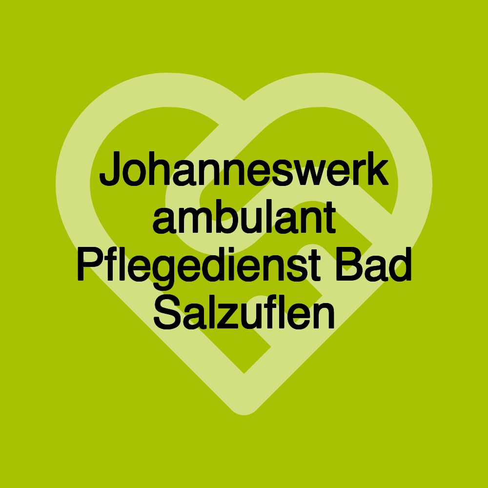Johanneswerk ambulant Pflegedienst Bad Salzuflen