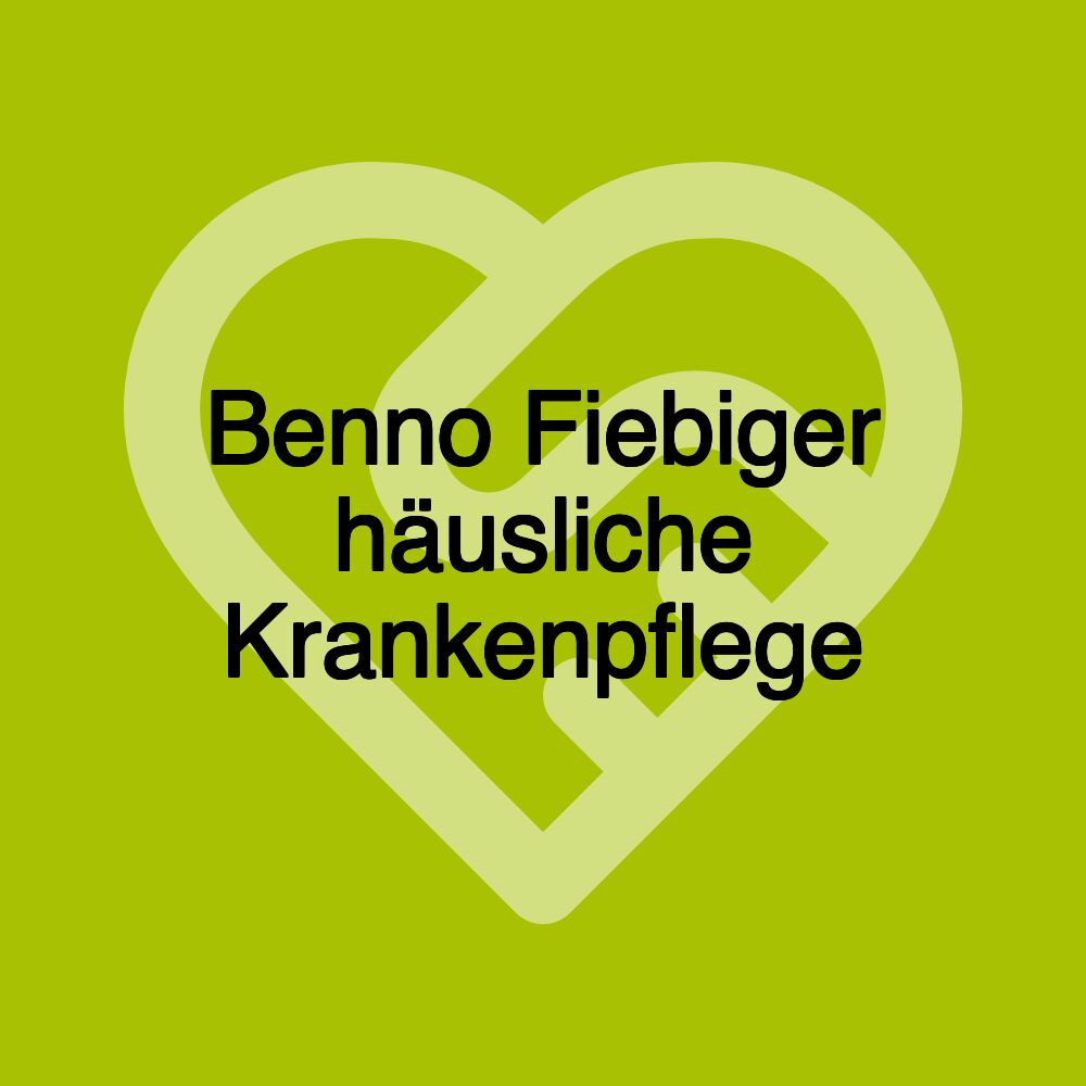 Benno Fiebiger häusliche Krankenpflege