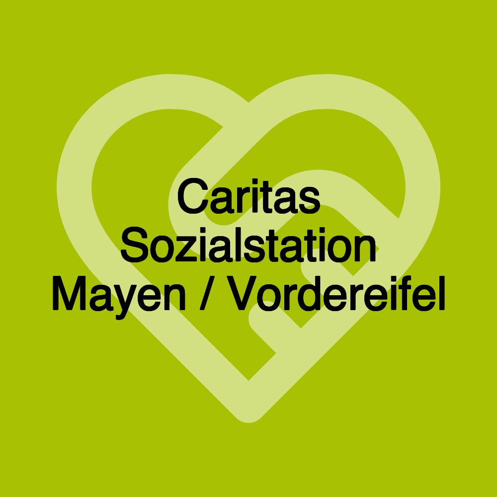 Caritas Sozialstation Mayen / Vordereifel Caritas Sozialstation Mayen / Vordereifel
