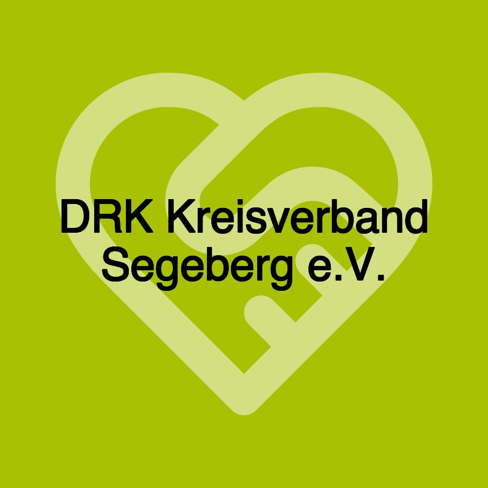 DRK Kreisverband Segeberg e.V. DRK Kreisverband Segeberg e.V.