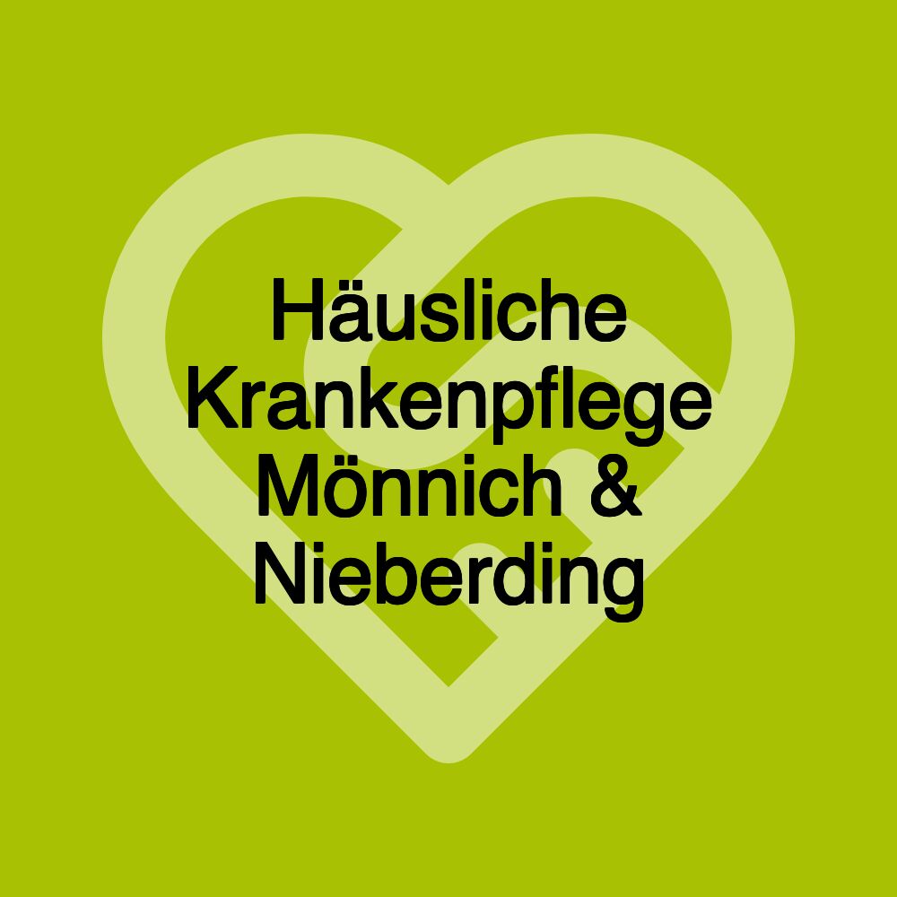 Häusliche Krankenpflege Mönnich & Nieberding