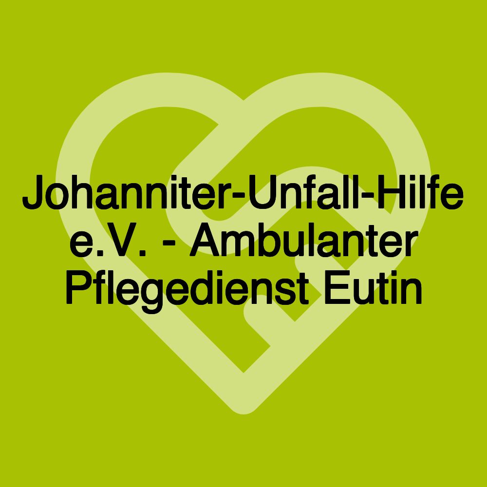 Johanniter-Unfall-Hilfe e.V. - Ambulanter Pflegedienst Eutin