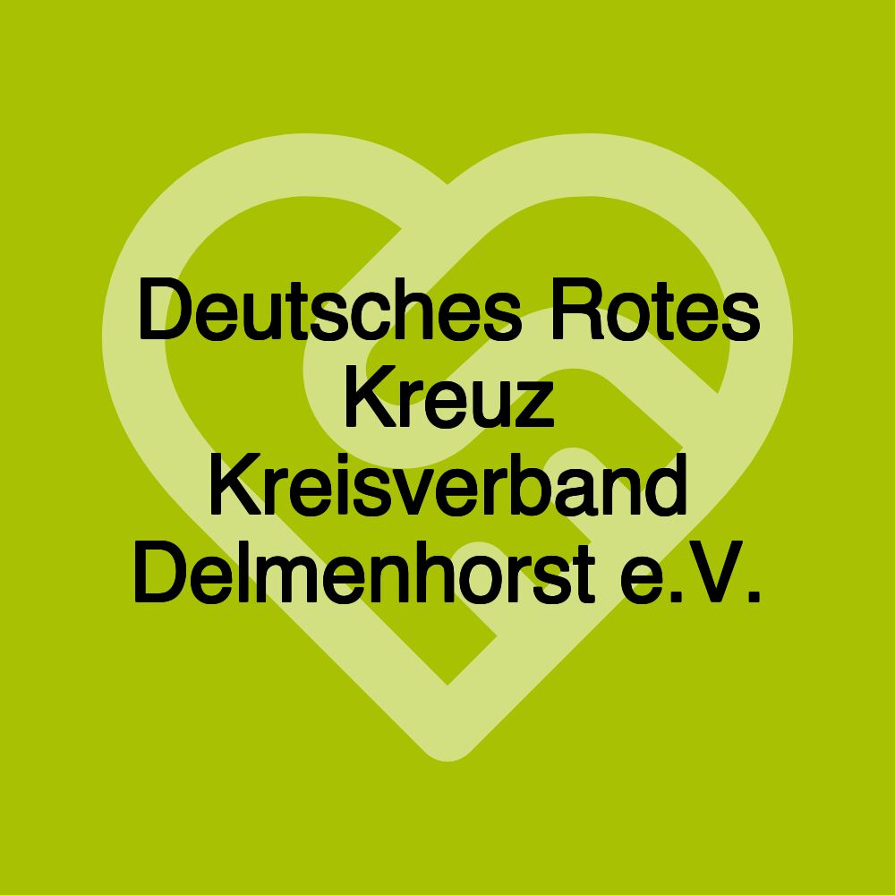 Deutsches Rotes Kreuz Kreisverband Delmenhorst e.V. Deutsches Rotes Kreuz Kreisverband Delmenhorst e.V.