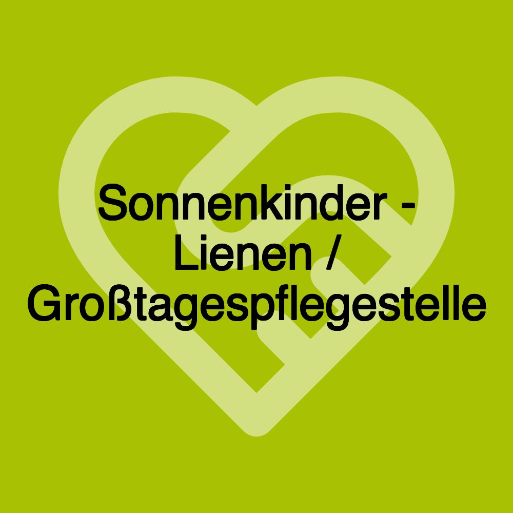 Sonnenkinder - Lienen / Großtagespflegestelle Sonnenkinder - Lienen / Großtagespflegestelle