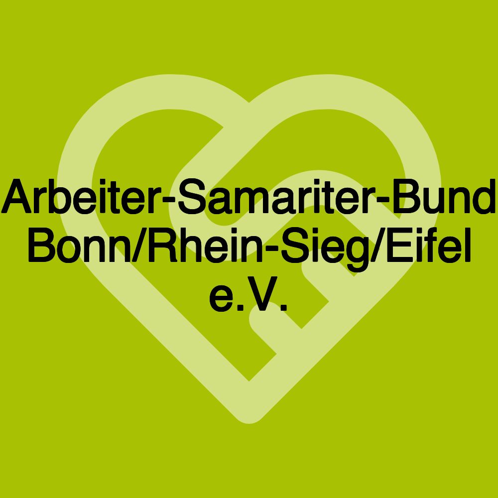 Arbeiter-Samariter-Bund Bonn/Rhein-Sieg/Eifel e.V.