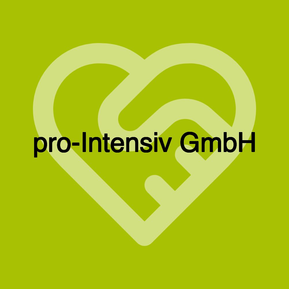 pro-Intensiv GmbH pro-Intensiv GmbH