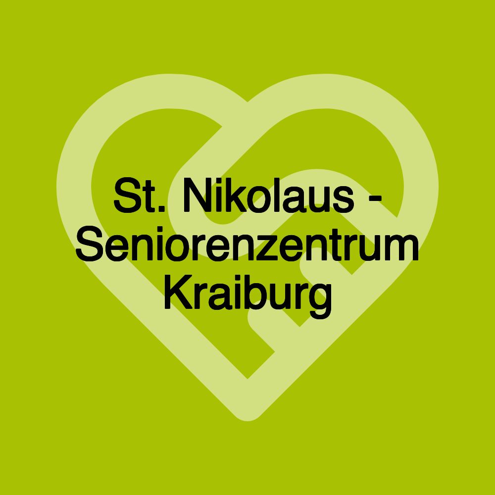 St. Nikolaus - Seniorenzentrum Kraiburg St. Nikolaus - Seniorenzentrum Kraiburg